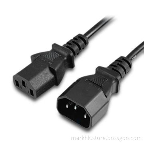 Power Cord for Computer/Monitor/UPS Cable Lead, with 5A/250V Rated Current/Voltage